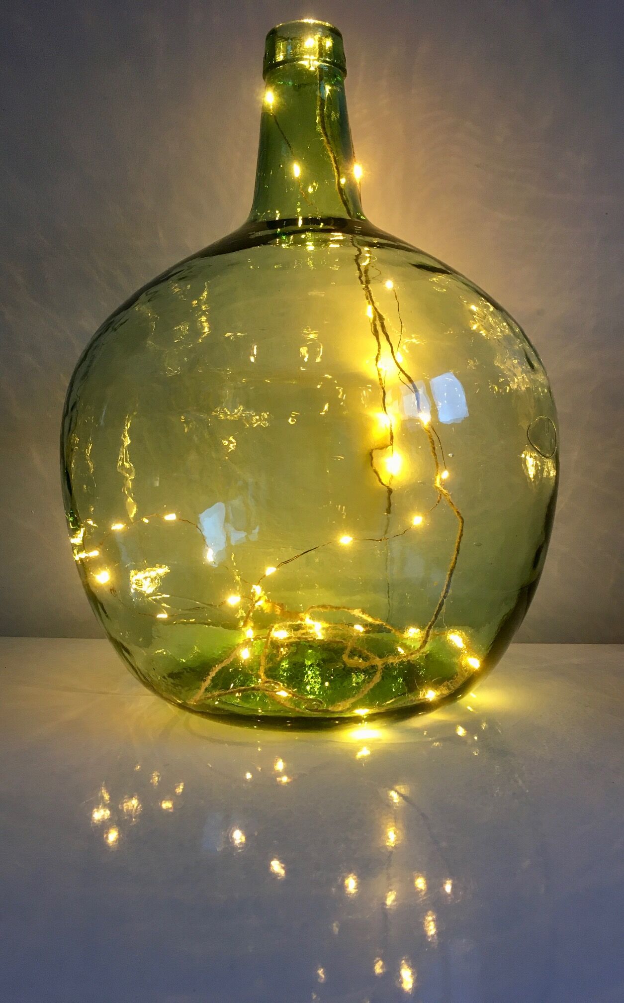 Dame-jeanne Viresa verte claire de 16L