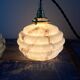 Set of two art deco portable ballrooms in electrified marbled opaline to nine