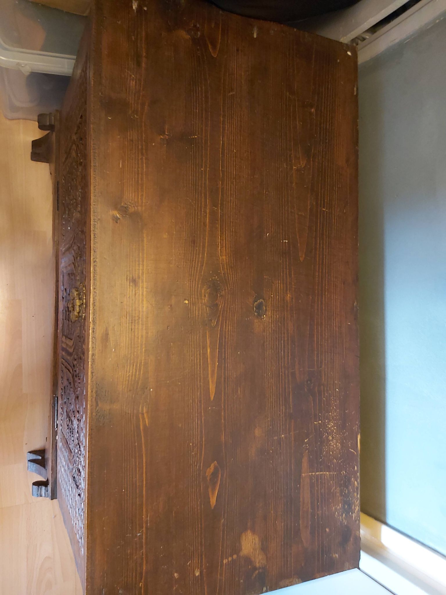 Buffet in Cedar from Lebanon and Aleppo pine from the 1950s