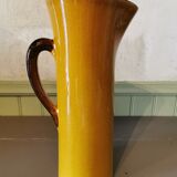 Pichet vintage jaune moutarde