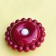 Applique Luna Small Bordeaux