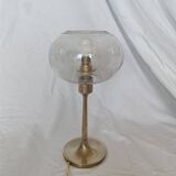 Sciolari style brass and glass lamp, 1970