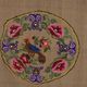 Turkish Aubusson Kilim Rug With Floral and Animal Pattern 100 x 167 cm