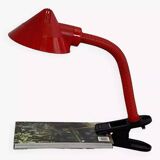 Vintage articulated clamp lamp