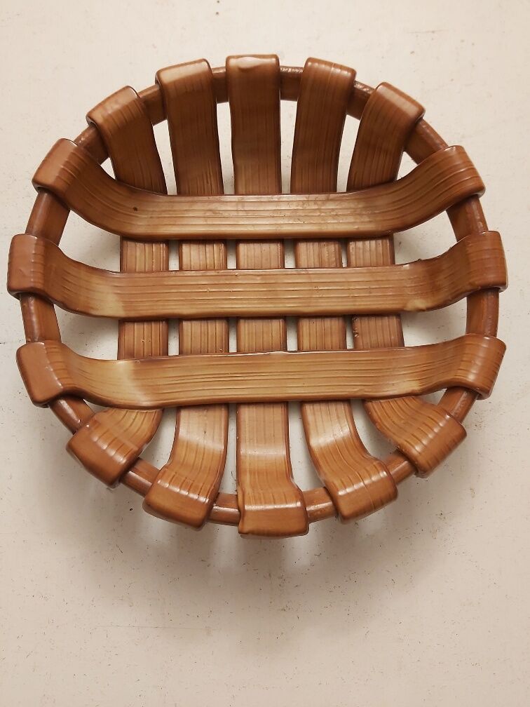 Vallauris braided ceramic fruit cup