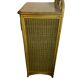 Chiffonier furniture with drawers rattan green wood