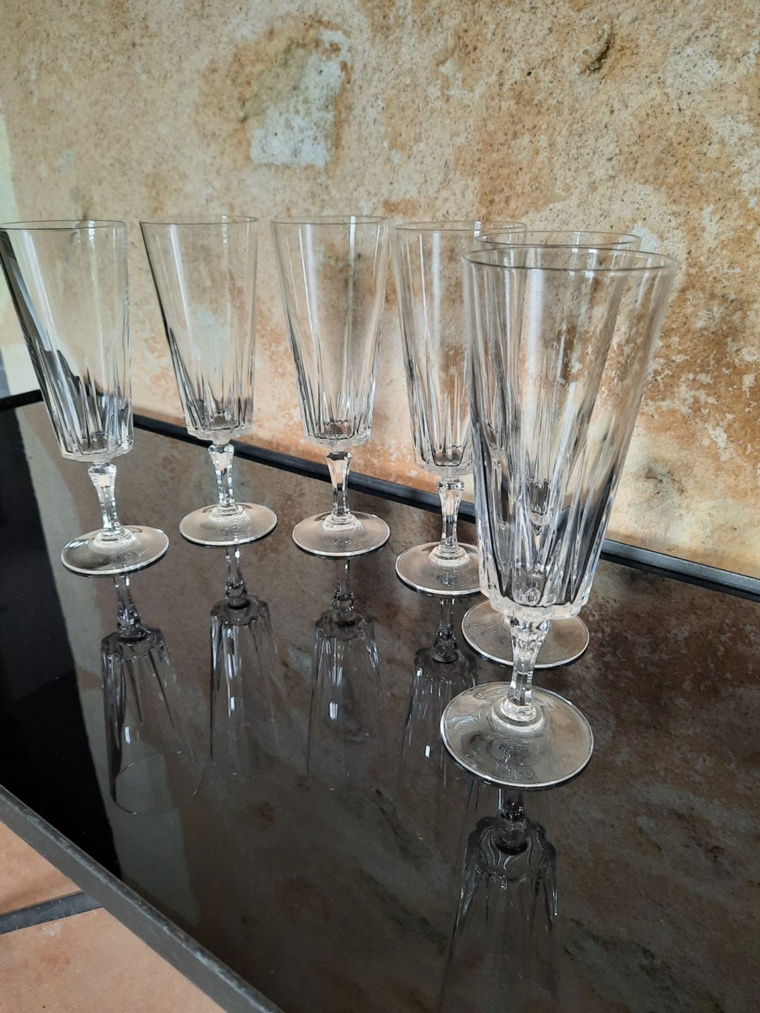 Lot de 6 flûtes à champagne