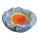 Ashtray, pocket tray, lava ceramic Vallauris