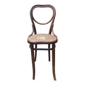 Rare chaise haute cœur - bois