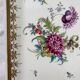 Limoges porcelain cake dish - ancient ceramic cake decorated with flowers