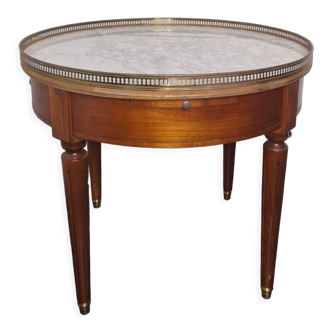 Cherry wood bouilotte coffee table