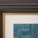 Scène de théâtre  - Pastel sur papier