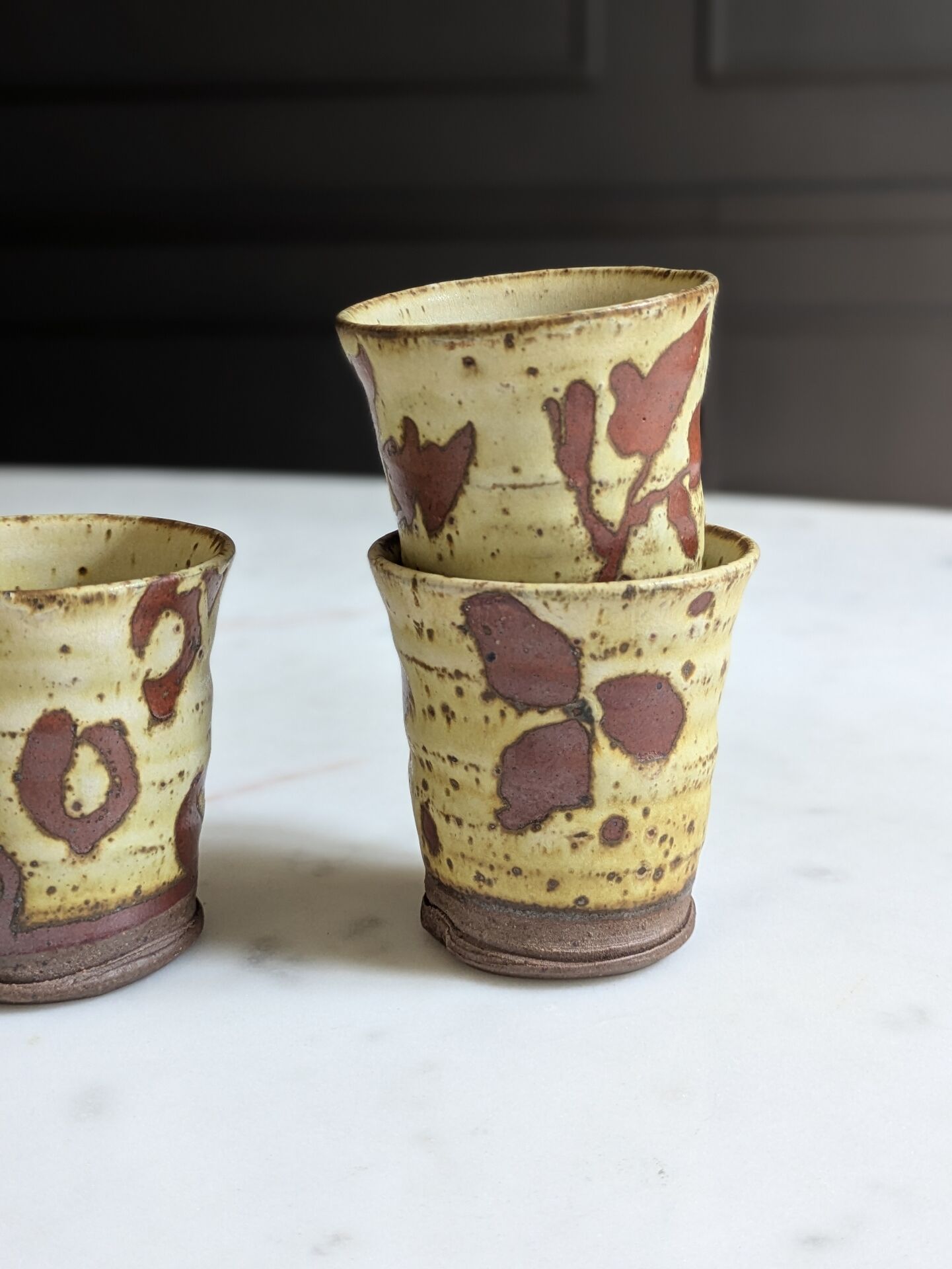 Set of six ''Yunomi'' cups Japanese Art