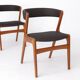 2 Chairs by Kai Kristiansen, model T21, Danish Teak 1960s