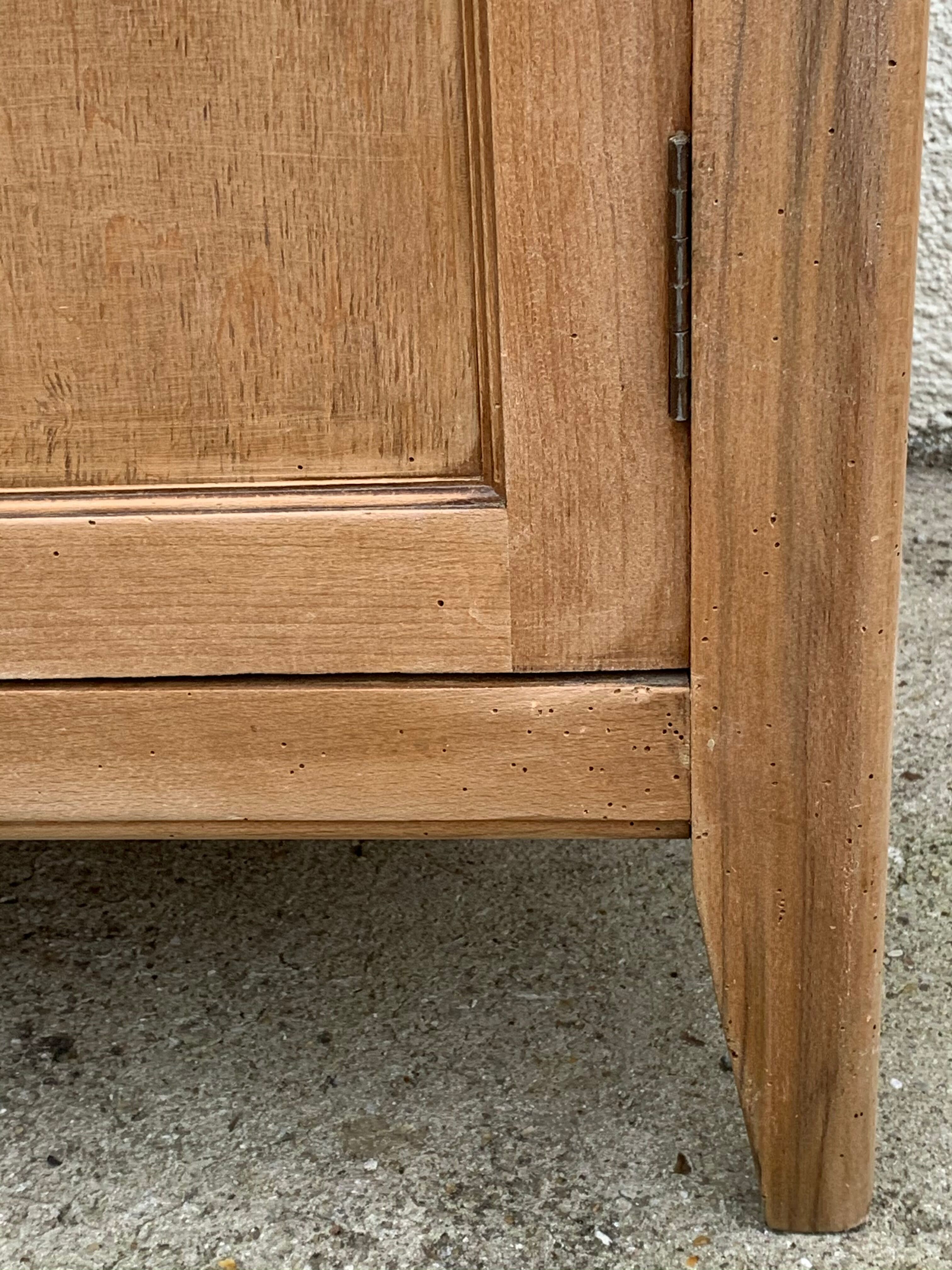 Paris raw wood cabinet 1950