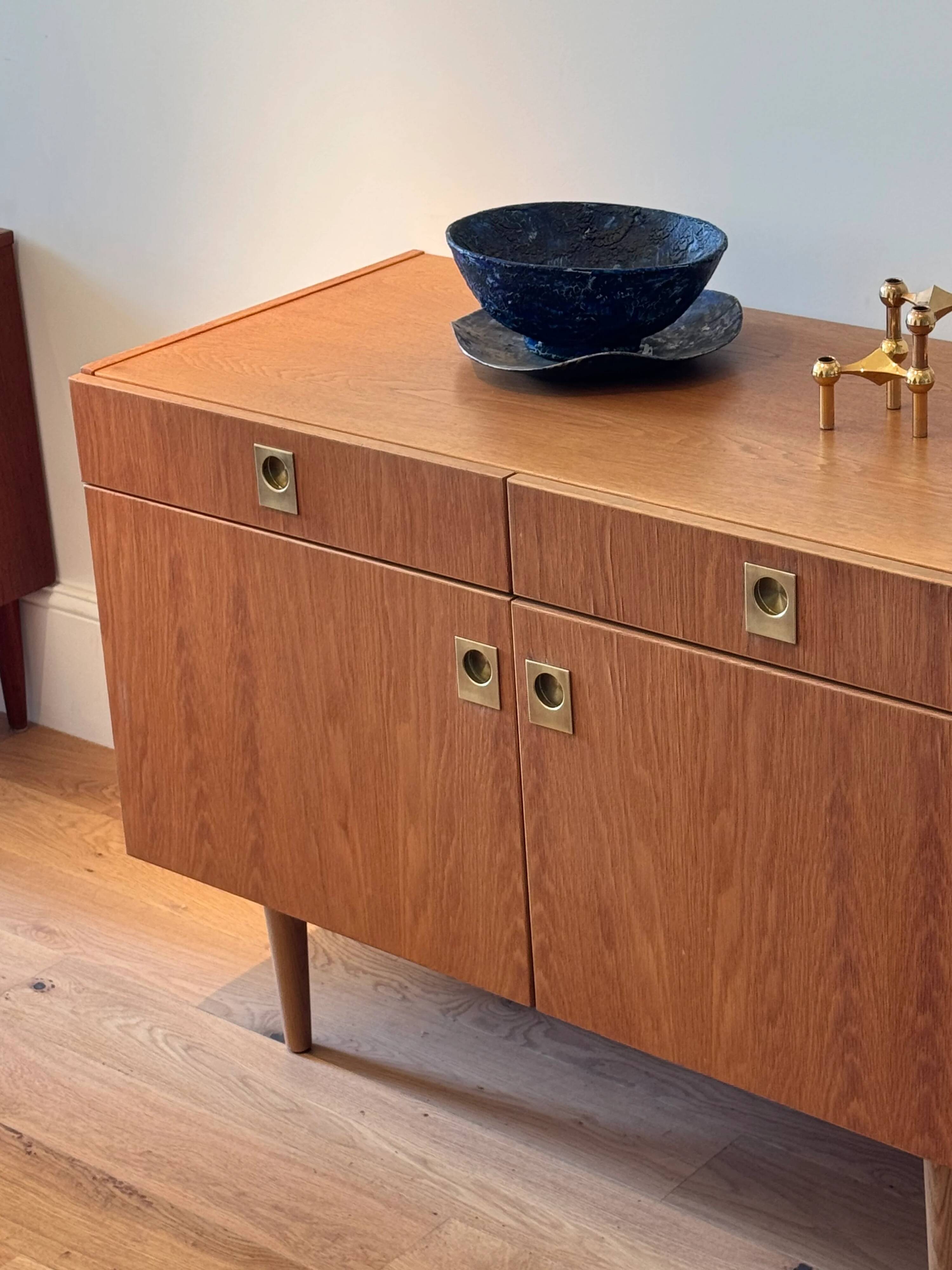 Vintage Scandinavian oak sideboard "Stina"
