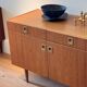 Vintage Scandinavian oak sideboard "Stina"