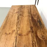 Restored pine farmhouse table