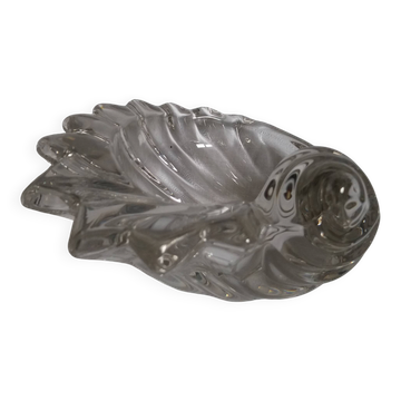 Vide poche presse papier coquillage nautile en cristal