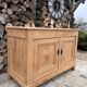Renovated solid wood sideboard