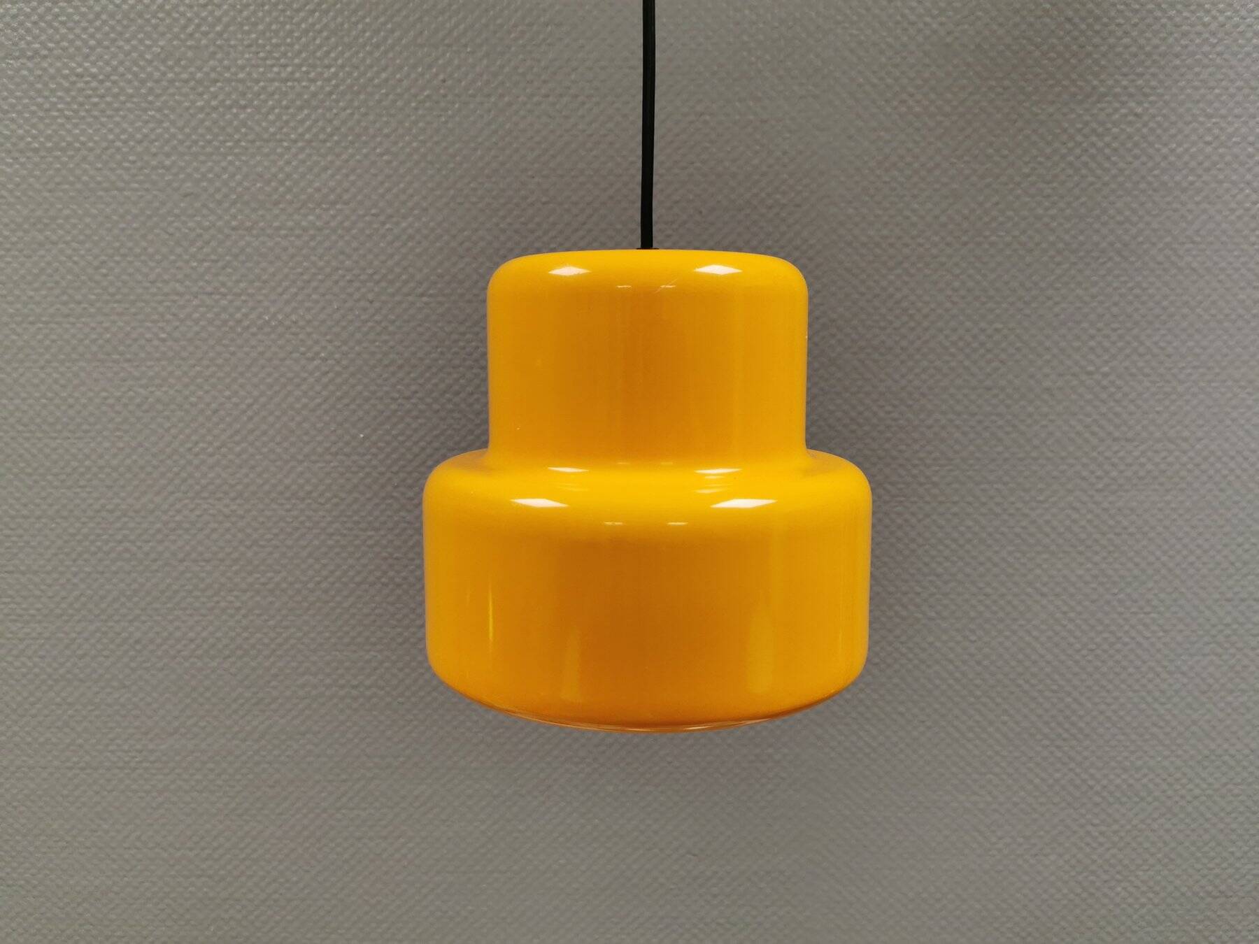 Mini poker hanging lamp by Jo Hammerborg 1977 Denmark