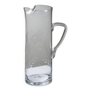 Pichet en cristal, verre