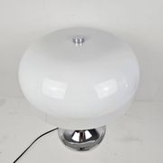 Mushroom Table Lamp in Chrome, Italy 1970's
