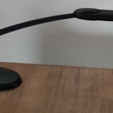 Black unilux workshop lamp with articulated arm