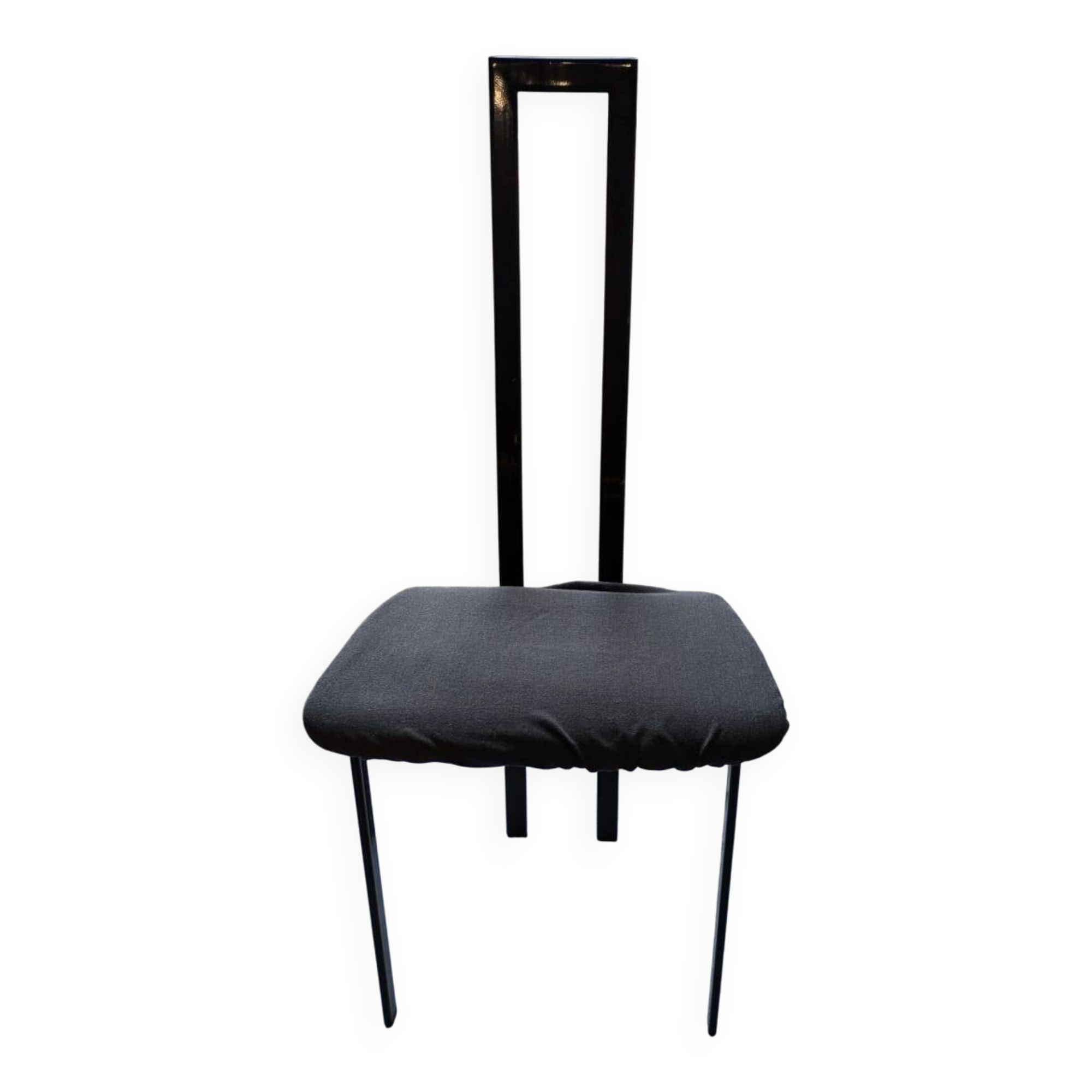 Set of 4 original Cattelan Italia 80's design dining room chairs