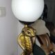 Snake floor lamp