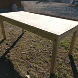 Table en pin massif 2m
