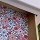 Commode vintage pieds compas rose poudré 1950