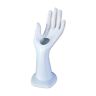 Vintage White Ceramic Hand-Shaped Soliflore Vase - Rings Holder - 1970s