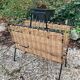 Raoul Guys vintage wicker magazine holder