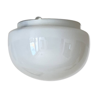 Applique, plafonnier demi-sphère en opaline