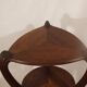 Art Nouveau Side Table in Mahogany Attributed to Majorelle