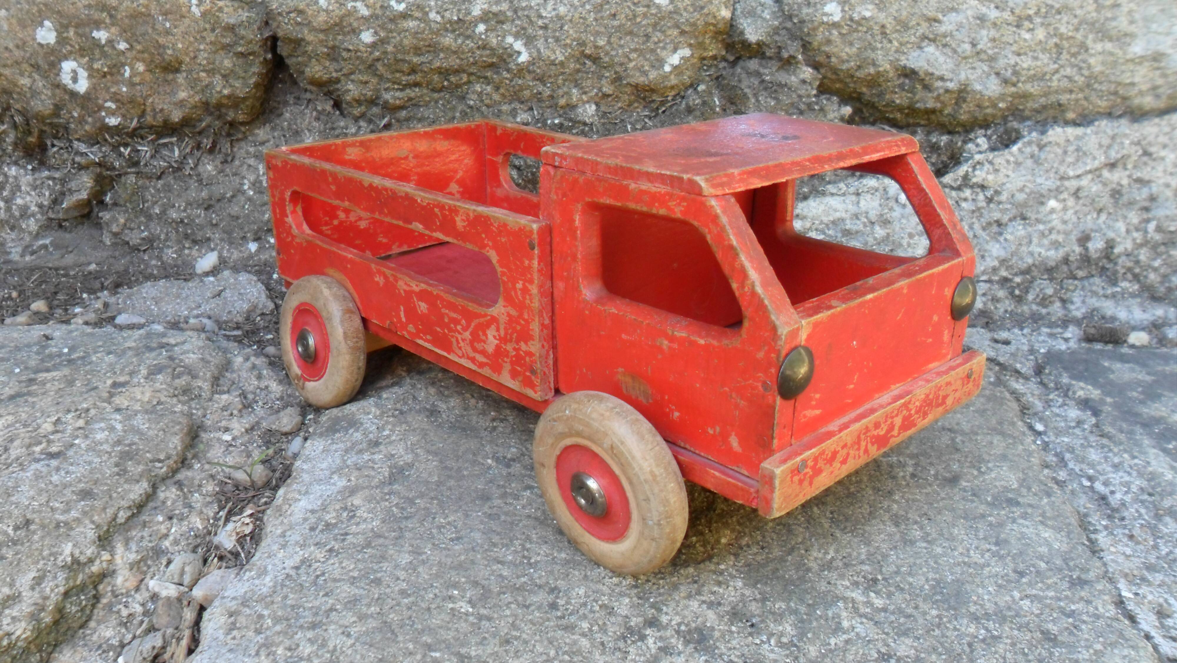 Vintage wooden truck