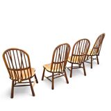 4 x Welsh stick back chairs