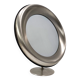 Miroir de courtoisie rond en laiton anodisé, attribution à Sergio Mazza, Italie
