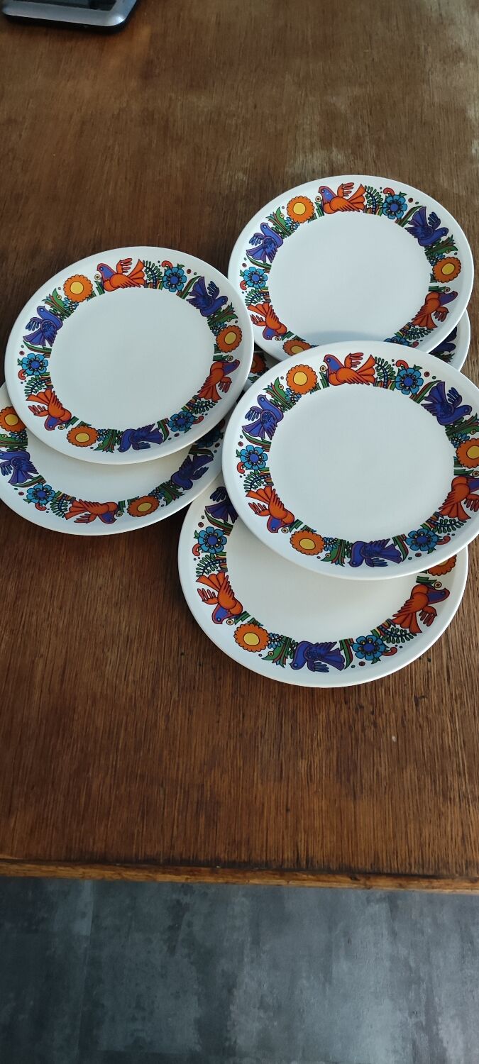 6 flat plates acapulco villeroy and bosch