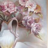 Oil painting bouquet of flowers 60x50 cm