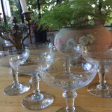 6 champagne glasses