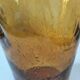 Large bubble glass vase