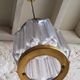 Scandinavian brass and glass pendant for Reijmyre by Paul Kedelv