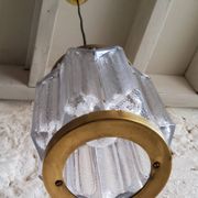 Scandinavian brass and glass pendant for Reijmyre by Paul Kedelv