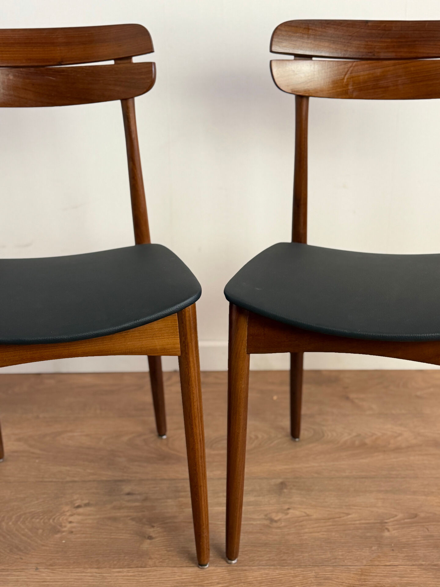 Set of 6 Scandinavian teak chairs – 1960s