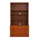 Bibliothèque en teck, design danois, années 1960, production : Danemark