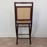Set of 5 caned chairs