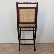 Set of 5 caned chairs