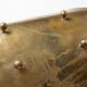 Vintage brass log holder
